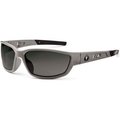 Ergodyne Ergodyne® Skullerz® Kvasir Safety Glasses, Smoke Lens, Matte Gray Frame 53130